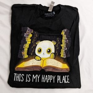 TeeTurtle Reading Panda T-shirt